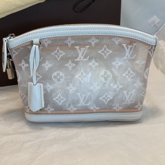 LOUIS Vuitton Limited Edition Transparence Lockit Clutch